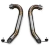 Pie Cut Straight Down Exhaust