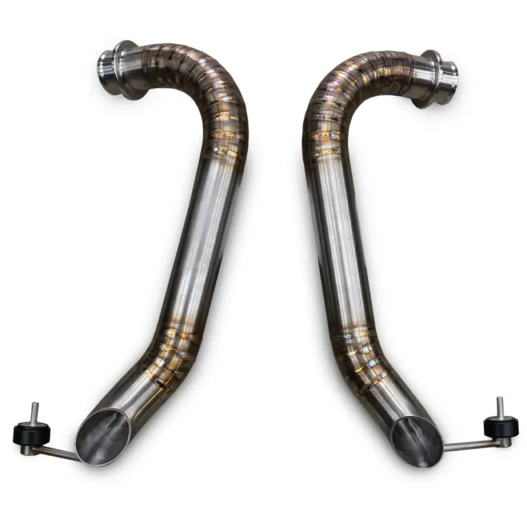 Pie Cut Straight Down Exhaust